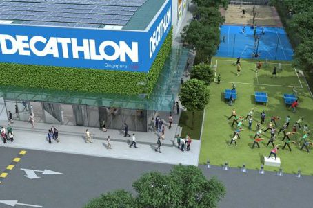 Illustration magasin Decathlon