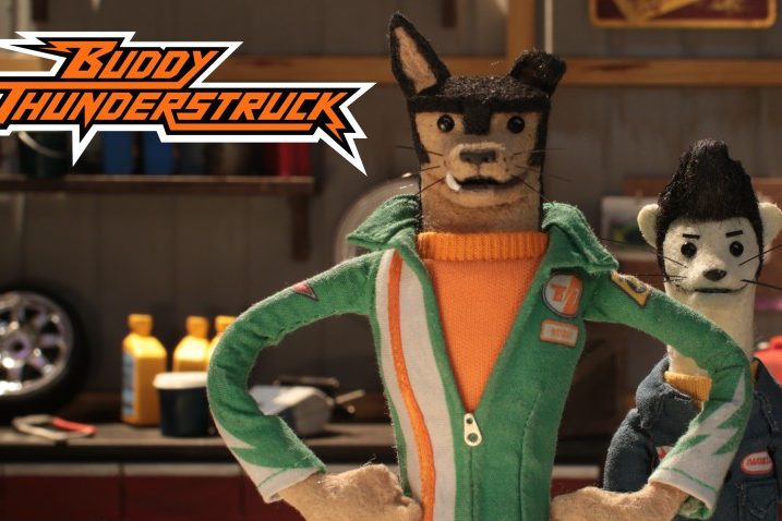 Buddy Thunderstruck Voix off française du personnage de Buddy dans la série Buddy Thunderstruck pour Netflix : Alexandre Crépet