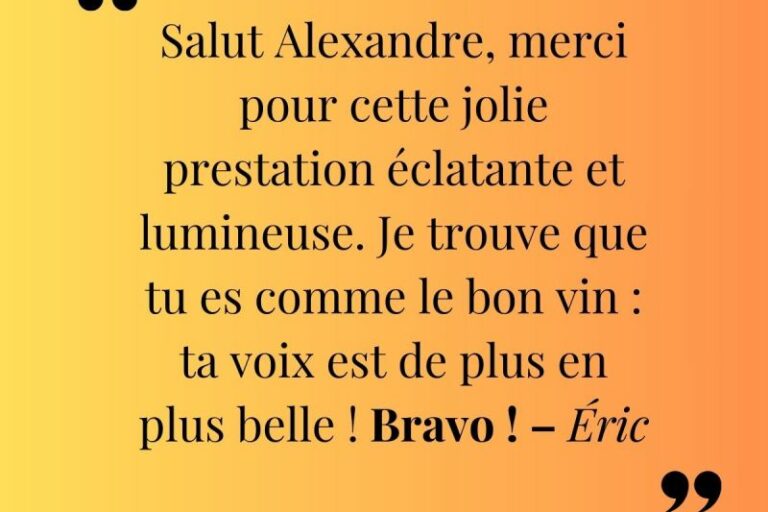 1730636340038 Voix off Alexandre Crépet Feedback positif